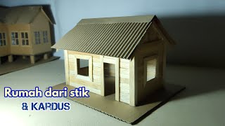membuat rumah dari stik es krim dan kardus membuat rumah dari stik es krim dan kardus