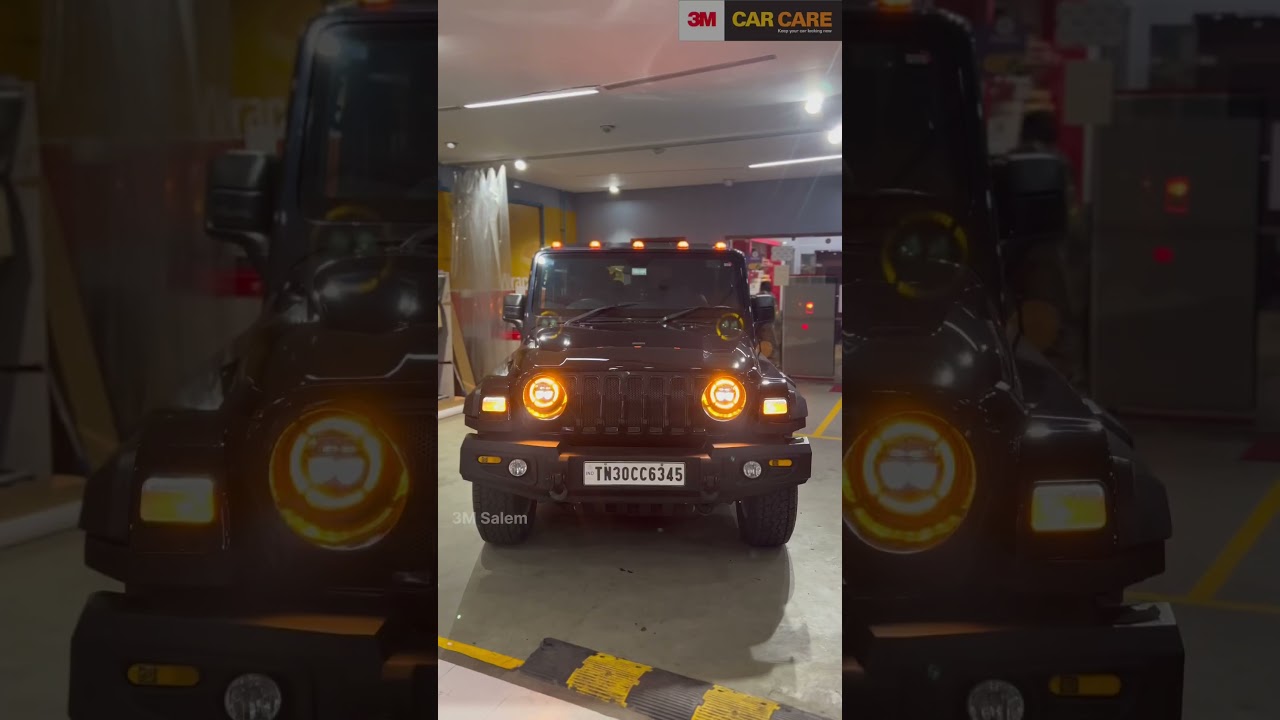 Mahindra Thar Black Edition Complete 3M Paint Protection film Protection