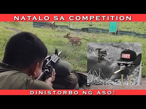 DINISTORBO NG KUMAG NA ASO! (R4 RIFLE STEEL PLATE CHALLENGE)
