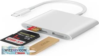 SD Card Reader USB 3.0 Type C High Speed to SD TF Card