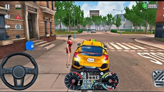 Taxi sim service || beautiful girl 😍 taxi service Amezing City 🏙️ screenshot 4