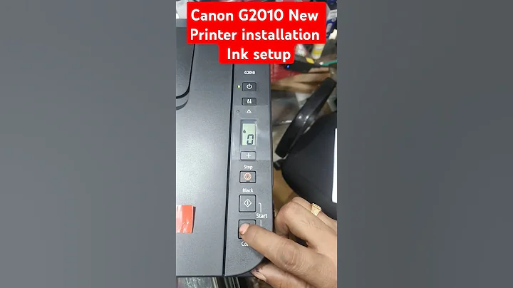 Canon G2010 G2012 New Printer installation  Ink setup#canon #service #setup #printersupportsoftware