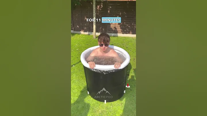 Experience the benefits of cold plunge. #icebath #coldplunge #coldtherapy #fyp