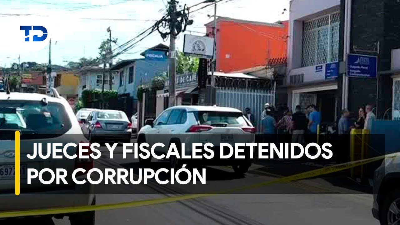 OIJ detiene a tres jueces y tres fiscales por corrupción