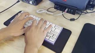 dn60 Prototype with Lubed MX Browns Typing Sounds