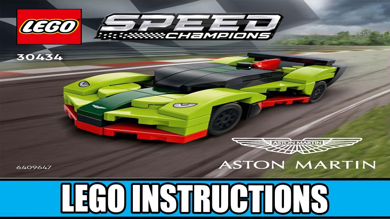 Speed Champions - Aston Martin Valkyrie AMR Pro LEGO instructions