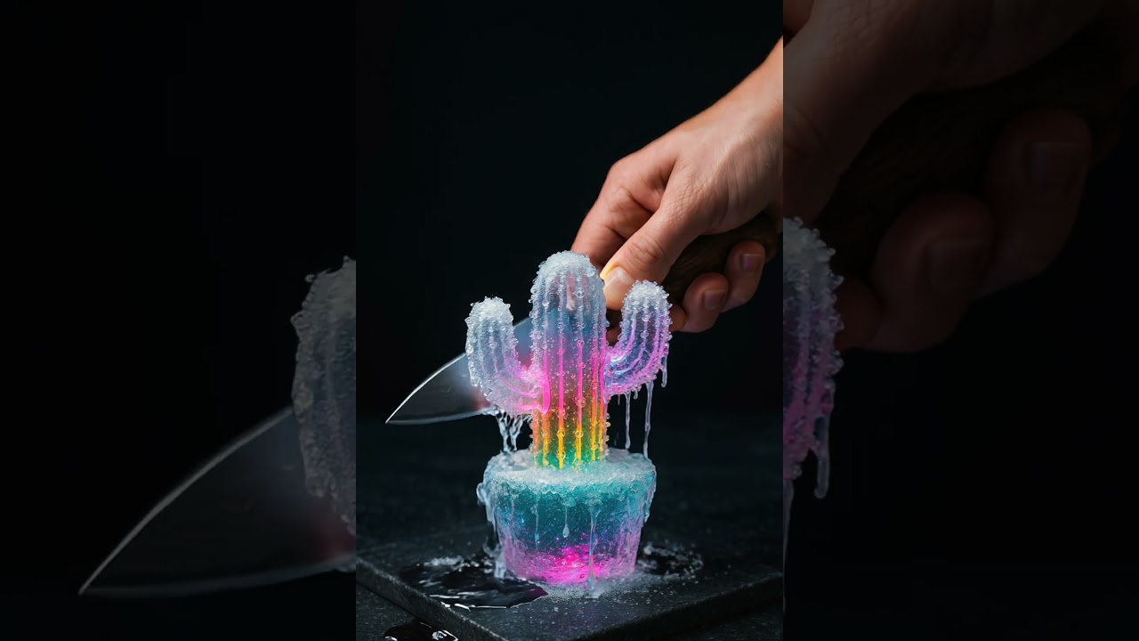 ASMR: Ice Cactus Cutting!