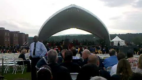Reading of Carolyn Norman during Marist graduation