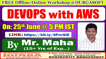 DEVOPS with AWS (FREE Workshop) Offline/Online Training @ DURGASOFT