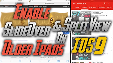 Enable SlideOver & SplitView On Older Ipads (IOS 9)