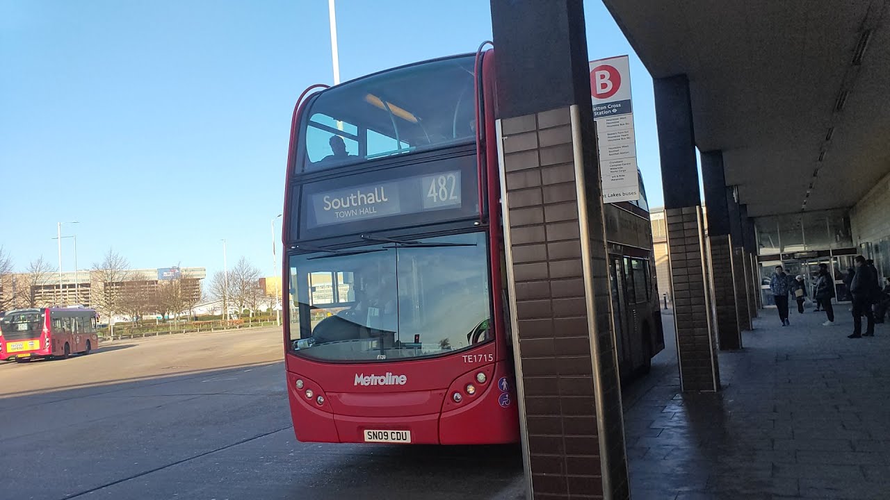*Full Route Visual* Route 482 | Southall Town Hall - Heathrow Terminal 5 | SN09 CDU (TE1715)