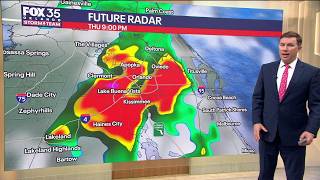 Orlando Thursday AM Weather Forecast Hot and Stormy Afternoon