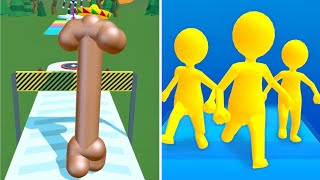 Tall man run Vs Join Clash 3d 🔵🔴New Update New All Max Levels Walkthrough Android iOS Gameplay screenshot 3