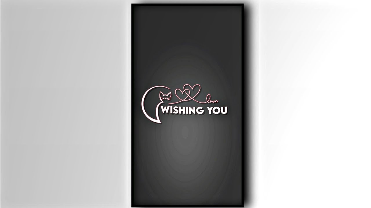 Happy Birthday Black Screen Lyrics Template Video ll Full Screen Lighting Effects 2023