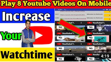 How to play 6 Youtube videos at the same Time on mobile | how to use multi view browser | multiple