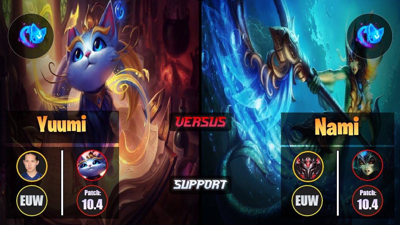 YellOwStaR YUUMI (Support) [Summon Aery] VS NAMI - Grandmaster EUW Patch 10.4