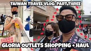 TAIWAN TRAVEL VLOG 2023 | GLORIA OUTLETS SHOPPING + HAUL (SUPER SULIT!) | JAYBEE DOMINGO