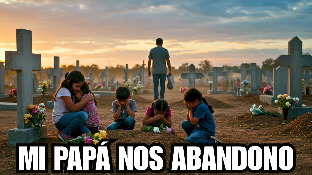 Mi padrastro nos abandonó en el cementerio, y esta familia pobre nos cambió la vida.