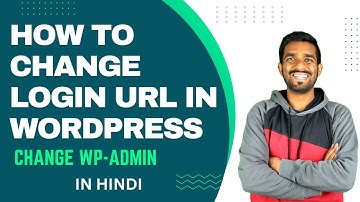 How To Change WordPress Login URL | Hide Your WP Admin | Tutorial in Hindi