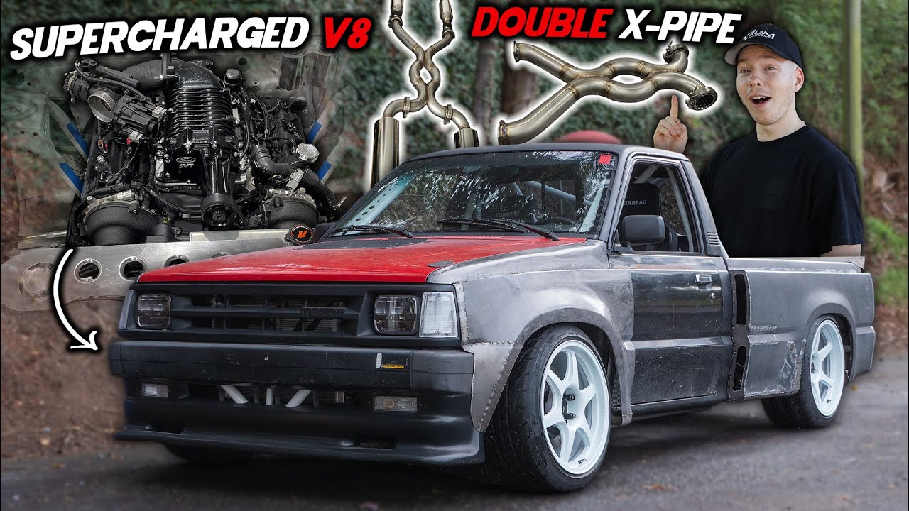 Fabricating A Unique & Intricate Exhaust For My Supercharged V8 Drift Truck!