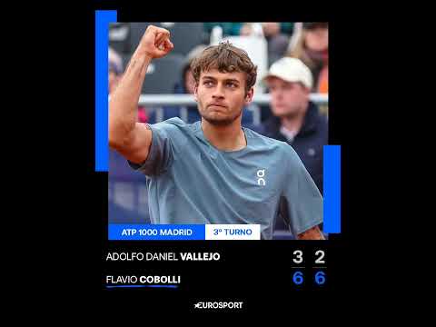 Video Cobolli agli ottavi di Madrid contro Medvedev