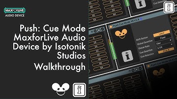 Hot Cue-prestaties voor Push 3 - Push:Cue-modus MaxforLive-apparaathandleiding