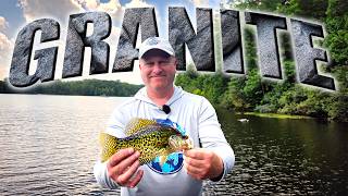 Fishing Granite Lake, Cumberland, WI