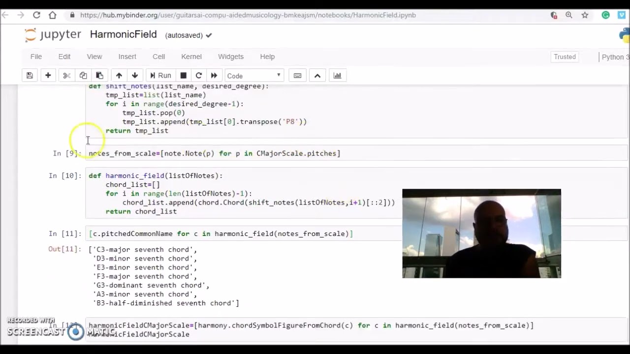 Computer-Aided Musicology: 7 Chords and the Harmonic Field