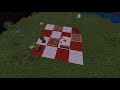 I made a picnic blanket in minecraft survival  roleplay 2