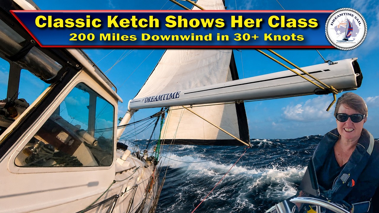 ⁣Classic Ketch Shows Her Class In Borneo – 200 miles in 30+ Knot Winds- S6 Ep 150