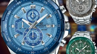 Unboxing the New Casio Edifice blue dial EFR-539DE-2A. This is one stunning watch!! #casio #edifice 