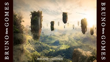 Speed Art "The Floating Islands" #Photoshop CC