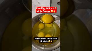 Raw Egg Yolk Energy Trick for H2 Ninja Riders 💪