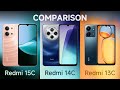 Comparison: Redmi 15C vs Redmi 14C vs Redmi 13C