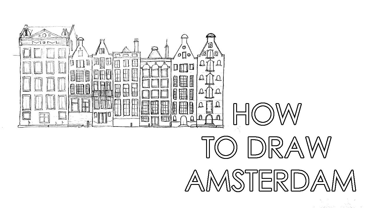 HOW TO DRAW AMSTERDAM YouTube