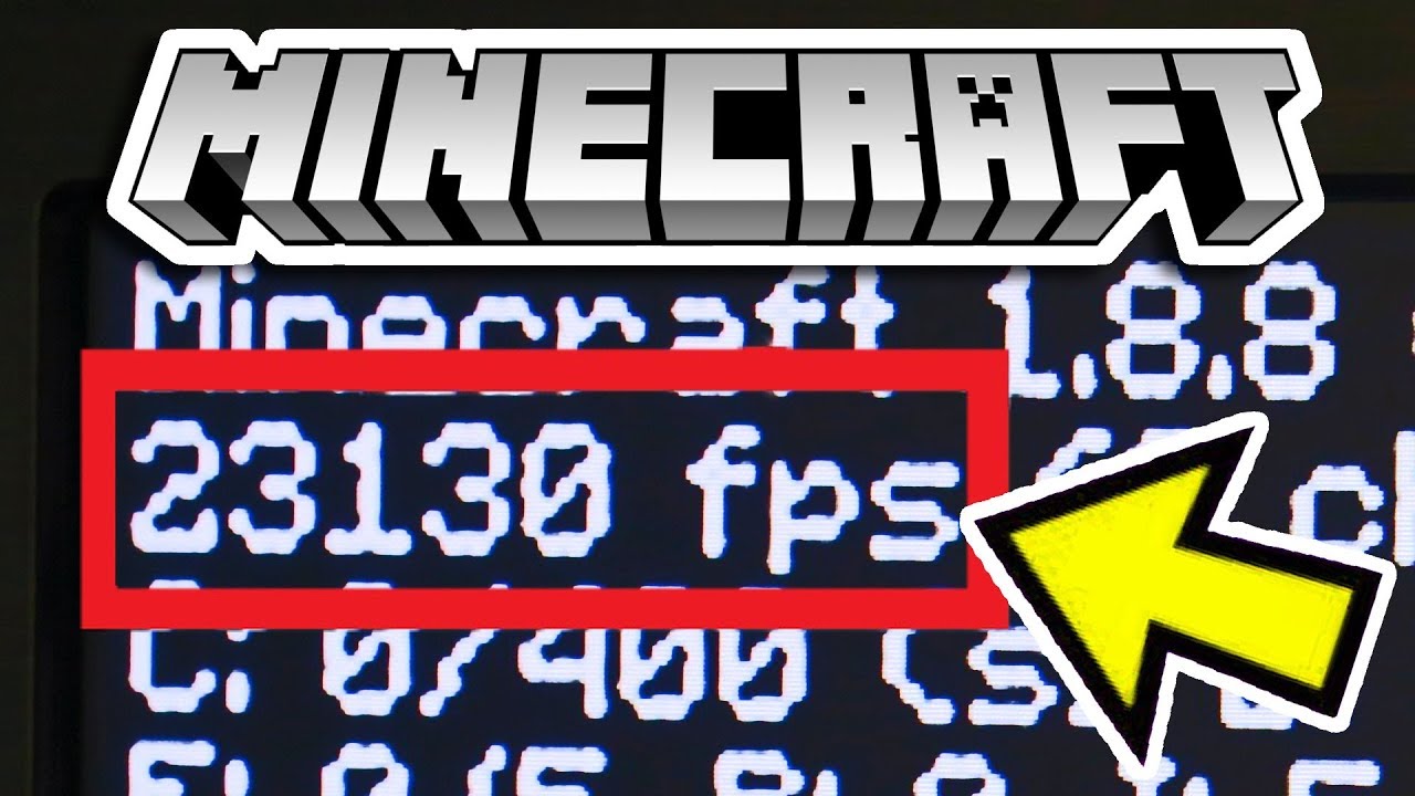 COMMENT FAIRE +20 000 FPS DANS MINECRAFT ? 😂🔥  YouTube