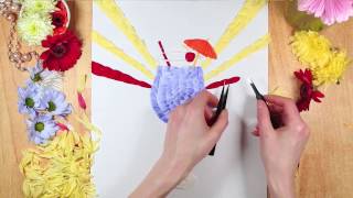 How to Make the Blue Lagoon Cocktail - Flower Petal Art