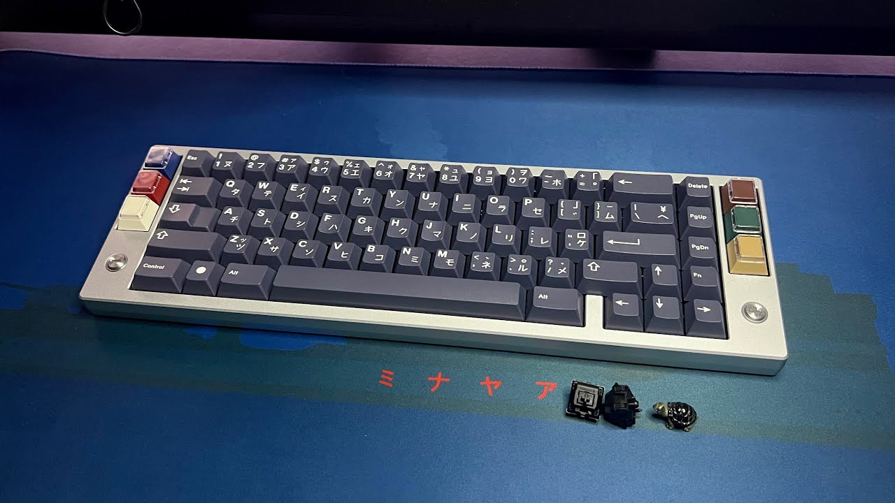 DaringRun Polygon-7 | Cherry MX2A black plateless GMK sound test