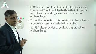 Orphan Drugs Explained | Dr. Shantanu R. Joshi | Acuere E-Learning