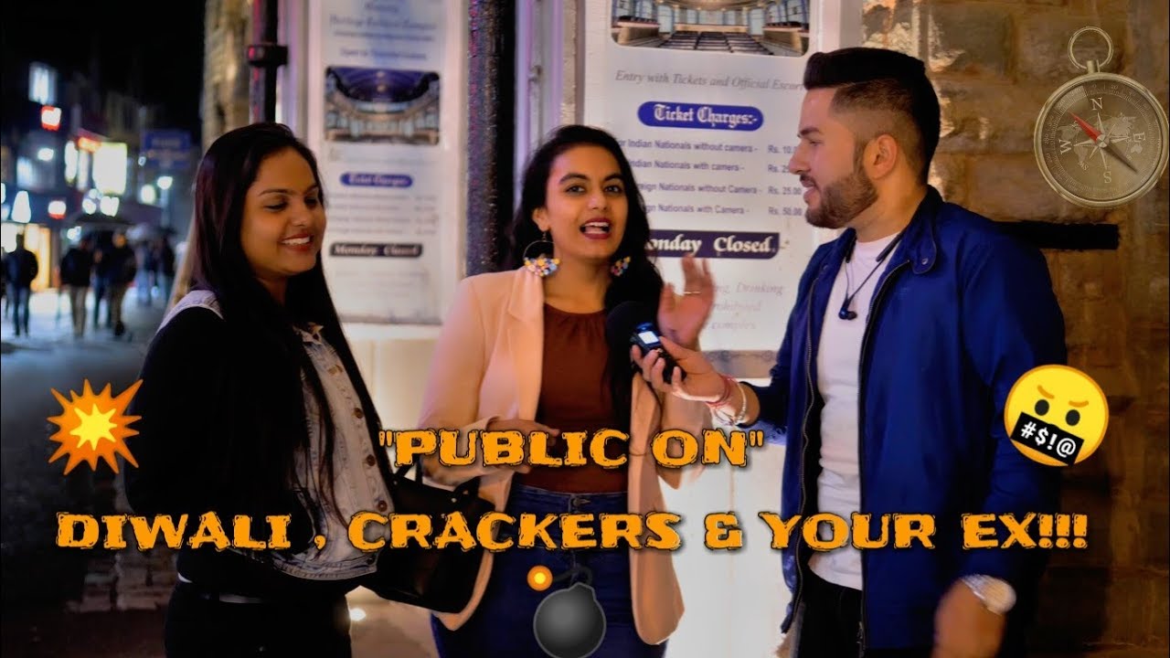 DIWALI , CRACKERS & YOUR EX !!!💣 || DIWALI SPECIAL ||PUBLIC REACTION#20 || 