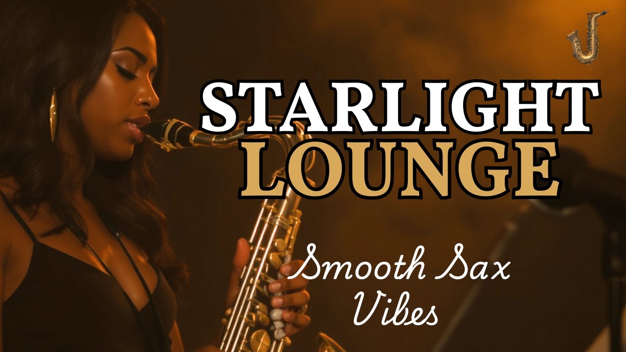 Starlight Lounge Jazz ✨ Smooth Sax & Late Night Vibes for Dreamy Relaxation & Midnight Escapes