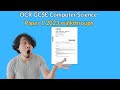 OCR GCSE Computer Science Paper 1 May 2023 paper walkthrough