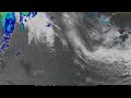 GOES-East Satellite Loop of the Tornado Producing Supercell on August 28, 2024