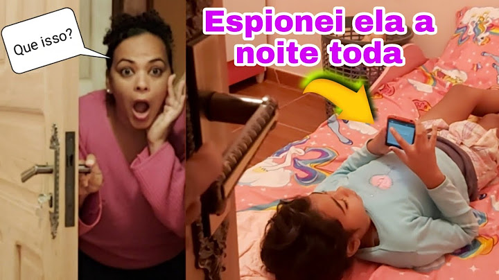 ESPIONEI MINHA FILHA A NOITE TODA 😱😱