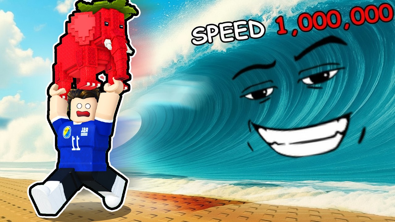 BJEŽIM OD OGROMNOG CUNAMIJA U ROBLOXU!