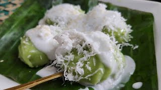 Khanom Pheak Phun... manisan Thai yang lembut lemak manis.
