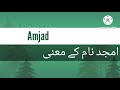 Amjad Name Meanings In Urdu // Amjad Naam Ka Kya Matlab hai // Muslim Boys Names With Urdu Meanings
