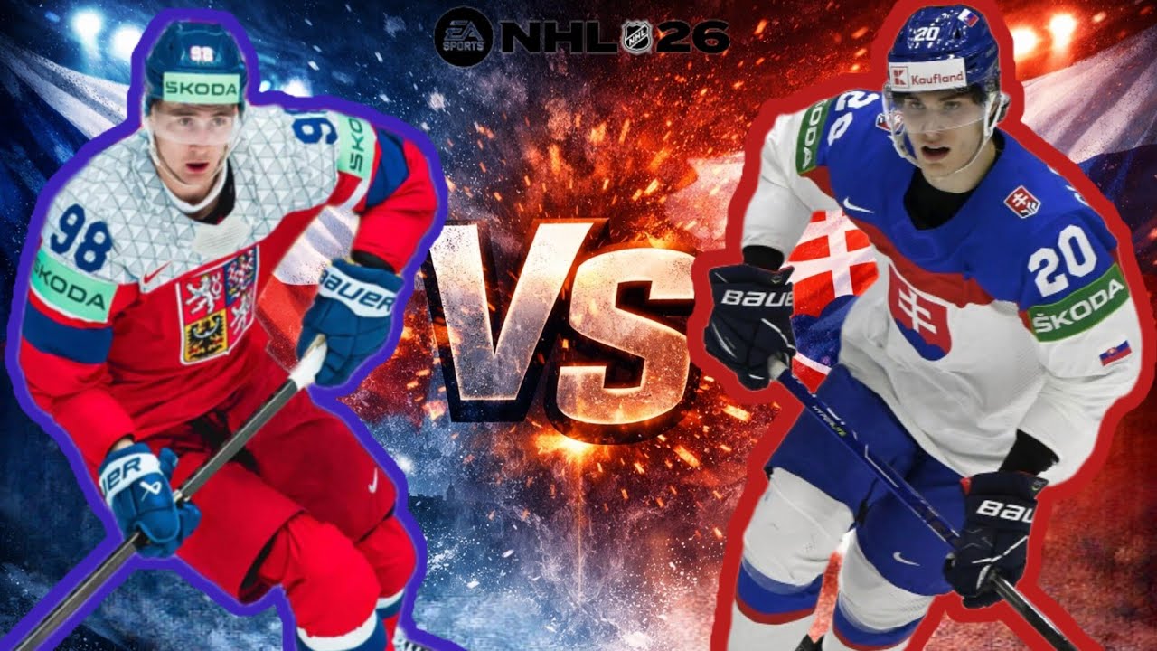 Kdo půjde do finále?! Česko vs Slovensko NHL 26
