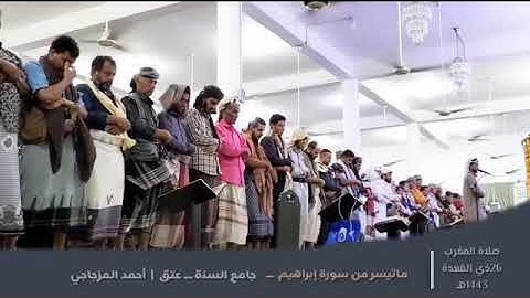 تلاوة مؤثرة من سورة ابراهيم | احمد المزجاجي
