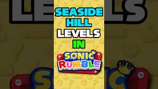 How Many Seaside Hill Levels Are In Sonic Rumble?